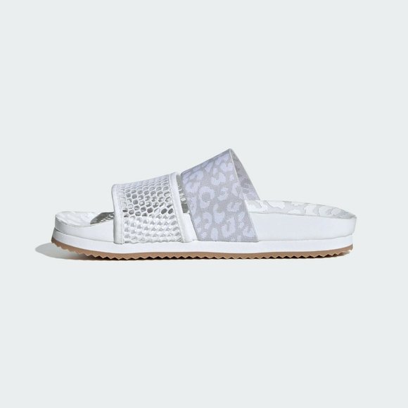 Adidas Women's by Stella McCartney White STELLA-LETTE SLIDES Size 5 us FV6527 - Picture 2 of 9